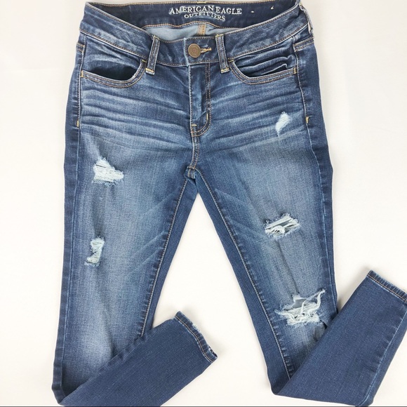 American Eagle Outfitters Denim - AE Distressed Jeggings